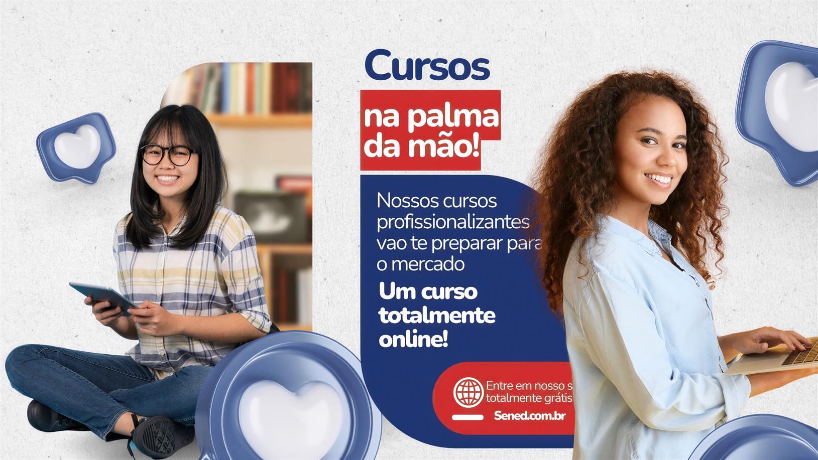 Cursos na palma da mao - SENED